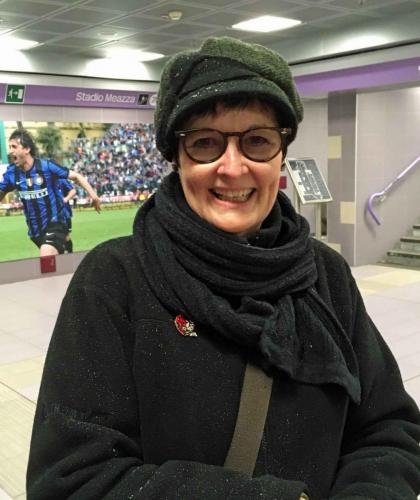 But with Milan taking the 2-1 victory, it was a quick exit back to the underground and off home again to our nice warm apartment