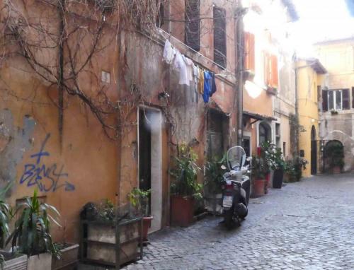 Over on the west bank of the Tiber River is Trastevere, Rione XIII