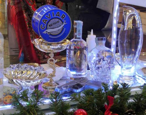 And liked the look of the vodka and caviar too (the plastic pistol was an interesting idea) 