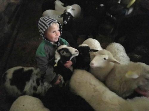 We met this gorgeous little boy on his family's farm beside the river
