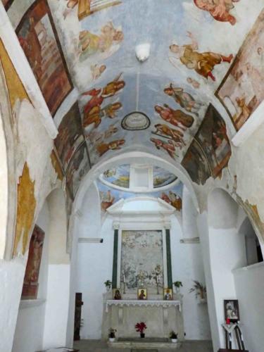 In one of the little back streets we happened upon the tiny 17th century Church of St Nicola