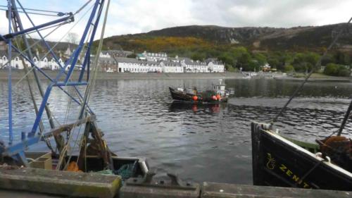 Ullapool is a lovely little town, but looking at the front page of the local paper you get the sense not a lot happens here; 'First Aid Training Mannequin MIA', 'New Shop Opens in Ullapool' and 'Lady's Blue Cardigan Found'