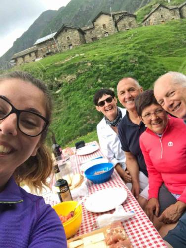 We were happy to arrive at the hut, or rifugo alpino as it's called here