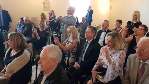 Surrounded by loving family and friends