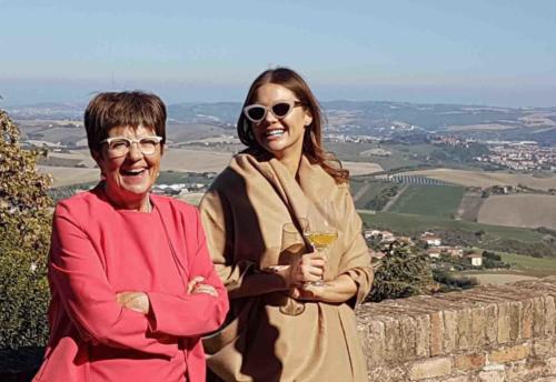 Anna and our niece, Miann, enjoying the sunshine