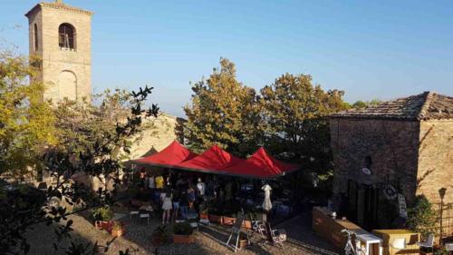 The village of Montegridolfo where we were married