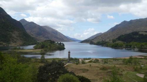 And the lovely (but blink and you've missed it) town of Glenfinnan; the monument at the head of Loch Shiel remembers those who fought in the Jacobite Risings