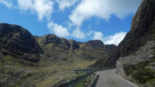 We thought about it, but not for long :) At 626m, the 'Pass of the Cattle' is the third-highest road in Scotland and with gradients of almost 20%, is the steepest ascent of any road climb in the UK; did we mention the blind corners?