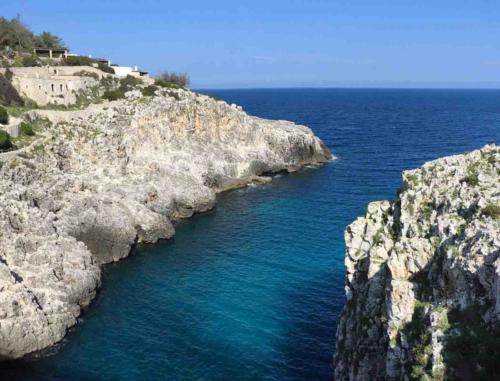 North of Otranto the coastline becomes more rocky