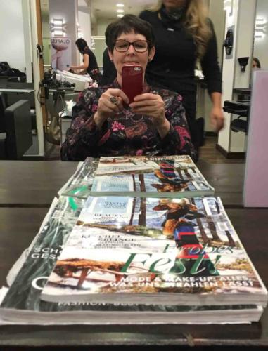 And, finally, just enough time for a post-schmaarn pre-Christmas haircut ...