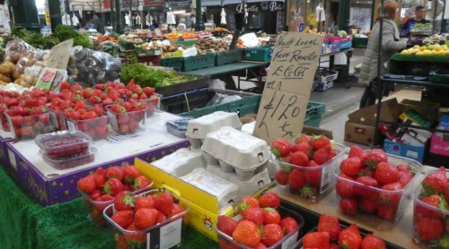 St George's Market, around the corner from where we stayed, was built in the 1890s for the sale of butter and eggs