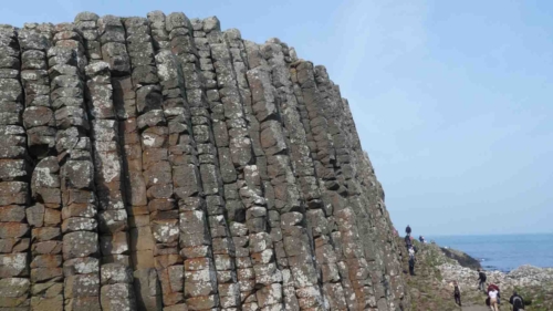 And this is the Giant's Causeway, an extraordinary geological formation 