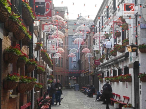 It's an area filled with bars and restaurants, some new and trendy but many have been trading here for decades