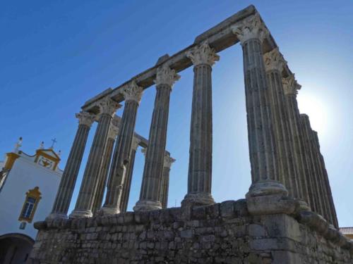 In the centre of the city, a Roman Temple from the 1st century