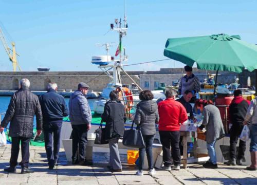 And the stalls set up on the wharf
