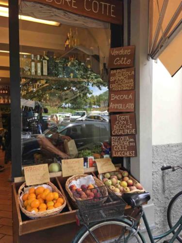 The excellent greengrocer/deli just around the corner