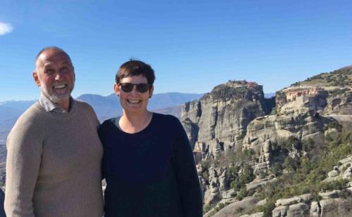 There are strict dress rules when visiting the monasteries; women wearing trousers are given a skirt to cover their legs 