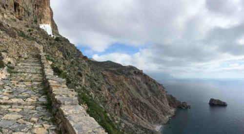 And this is the only way in and out (or, more accurately, up and down)