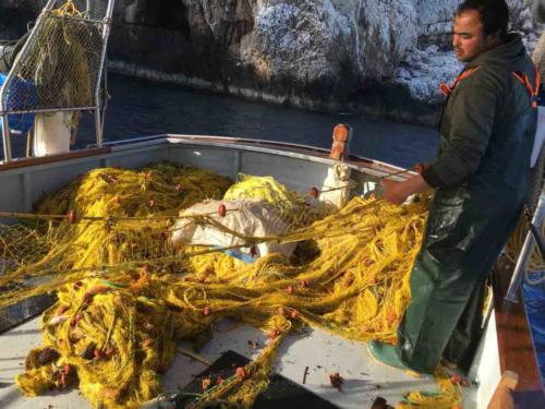 Until we stopped on the windward side of a small island - then things weren't quite so calm