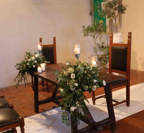 The civil ceremony was conducted in the wedding 'sala' at the Town Hall