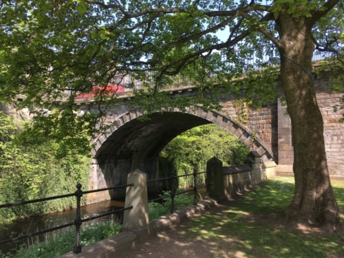 It's a 20-kilometre path running alongside the small Leith River