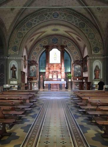 Back on shore, overlooking the lake is another of the region's Sacri Monti (Sacred Mounts)