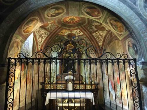 The very beautiful Church of Our Lady of Grace was completed in 1493