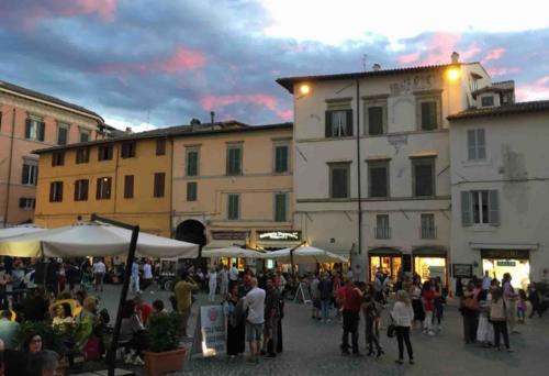 The other side of Piazza del Mercato; a lovely spot for aperitivo