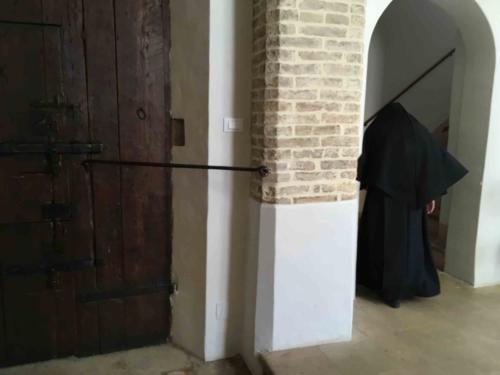It's possible to visit the monastery itself, so our guide opened a small door to let us in, then set off at a cracking pace through a maze of corridors and rooms