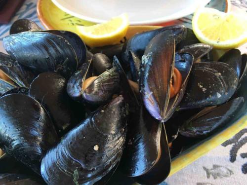 Delicious mussels were part of the mix too