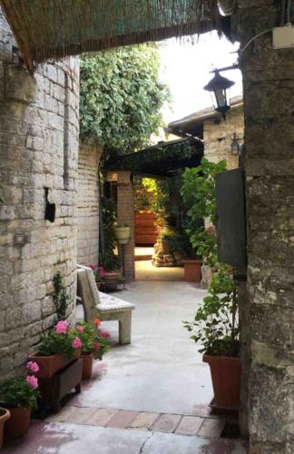 A little restaurant with great food, good wine and a terrific view