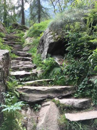 The further we went, the steeper ...