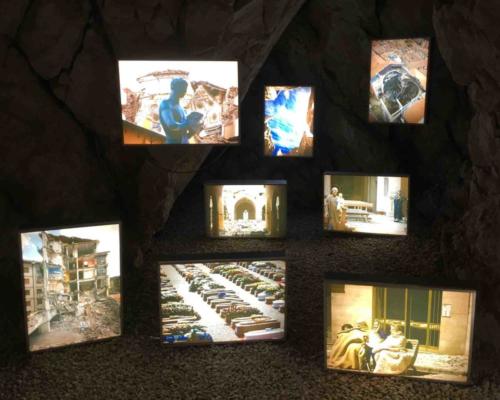 There's a small museum in the town that pays tribute to the 308 people who died that morning in nearby L'Aquila, the regional capital