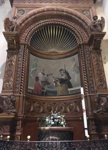 And the font where St Francis was baptised 