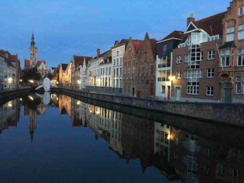Reflections (the breaching whale at the end of the canal was originally created for an exhibition)