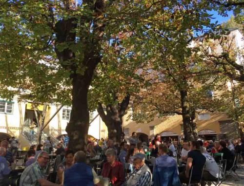 The Augustiner Brewery where monks began brewing beer in the 17th century - their recipe is still a closely guarded secret
