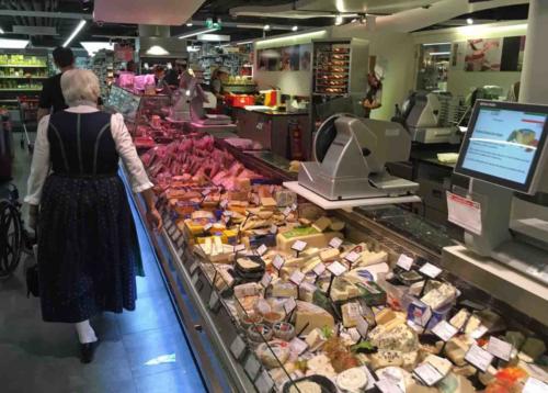 There are many traditions on display in Salzburg; here the dirndl and lederhose are everyday wear for women and men of all ages
