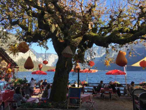 Here's an interesting thing about Hallstatt; in 2012 a replica of the town was built in China, and so now the Austrian Hallstatt has become hugely popular with Chinese tourists who come to see 'the real thing'