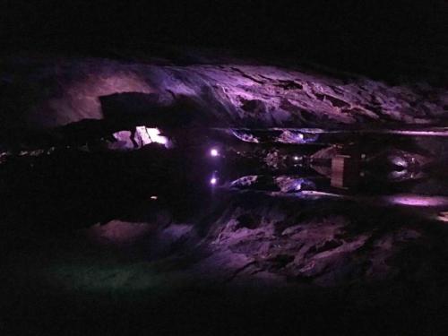 Guided tours of the still-working mine are incredibly popular; they're part light and sound show