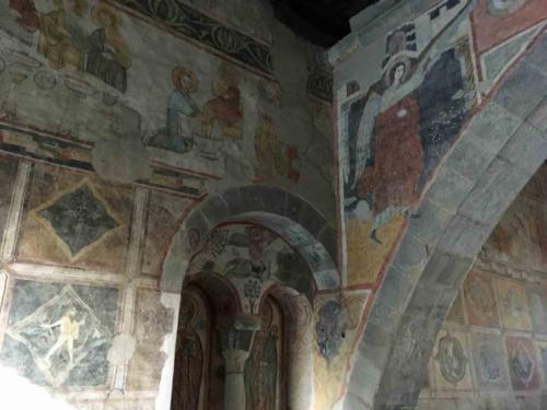 The 13th and 14th century frescoes here are remarkable; it still amazes us to be able to wander through a simple doorway and find beauty such as this