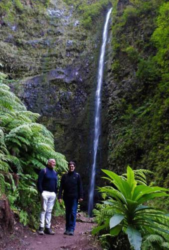 The track ends at this beautiful waterfall