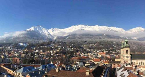 View from Innsbruck's historic City Tower
