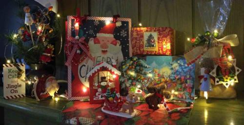 But the Christmas action wasn't only outdoors - here's the 2018 version of our own Christmas Corner 