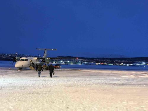 And when we left (on a much smaller turbo-prop Dash-8)