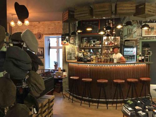 We could only concur! 'Care for a bourbon while you try on those boots, friend?'