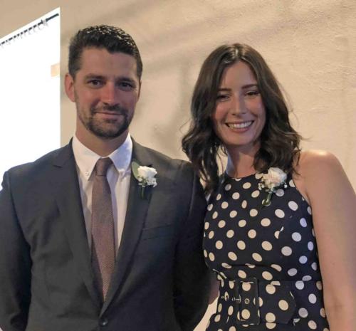 Tom and Grace after the ceremony