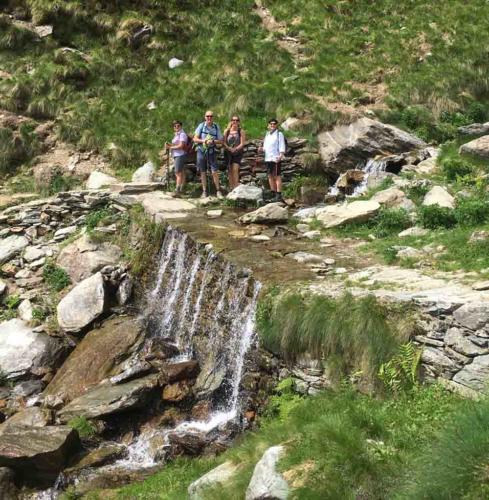 Recent rains meant there was water about 