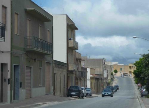 Of course Sicily isn't all beautiful locations; there are also many ordinary towns like this one where people are working hard to earn a living 