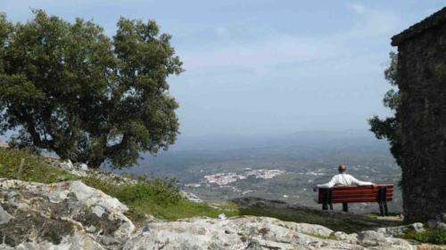 Marvão is very close to the border; looking out to the east towards Spain