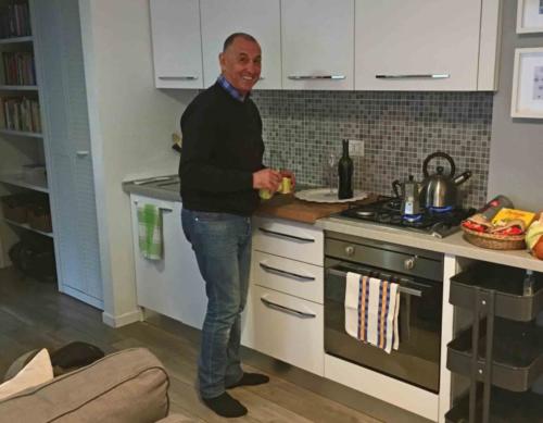 Some friends in Australia recommended this great apartment in Milan (it came complete with coffee pot and kettle)